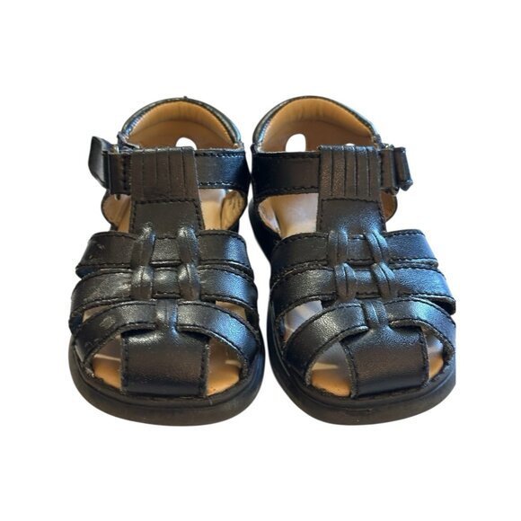 Nordstrom Other - NORDSTROM RACK Leather Upper Fisher Man Sandals Blue Toddler Boy  Size 6